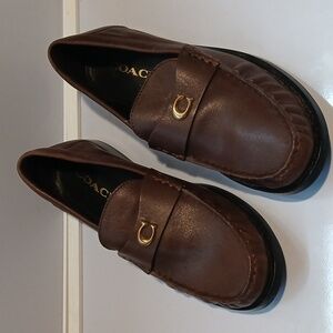 Coach Brown Kids‎ Dress Shoes Size 5.5